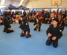 Sanepar distribui mil coletores de óleo usado em evento educativo em Piraquara