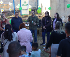 CMEI Palmeiras ganha horta funcional em ação da Ceasa Paraná