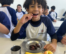 Pinhão ganha espaço nos cardápios estudantis da rede estadual