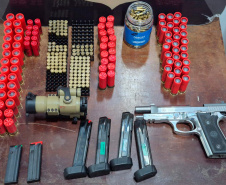 PCPR prende seis pessoas e apreende arsenal durante operação contra comércio ilegal de armas 