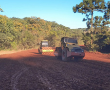 Pavimentação da PR-239 entre Mato Rico e RoncadorPavimentação da PR-239 entre Mato Rico e Roncador