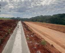 Pavimentação da PR-239 entre Mato Rico e Roncador