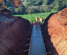 Pavimentação da PR-239 entre Mato Rico e Roncador