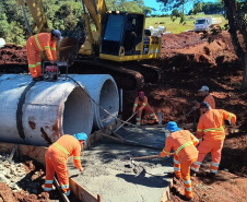 Pavimentação da PR-239 entre Mato Rico e Roncador