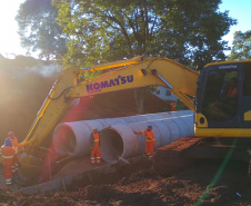 Pavimentação da PR-239 entre Mato Rico e Roncador