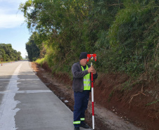 Obra de whitetopping da PR-460 e PRC-487 entre Pitanga e Nova Tebas