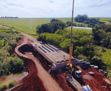 Pavimentação da PR-574 e PR-575 entre Palmitópolis, Nova Aurora e Tupãssi
