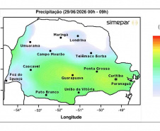 APÓS TEMPESTADES COM RAIOS E GRANIZO NO PARANÁ, SEMANA SEGUE CHUVOSA NO OESTE E SUDOESTE