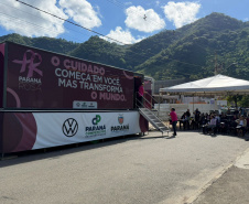 SESA - Carreta Saúde da Mulher chega a Wenceslau Braz para atender nove municípios da região