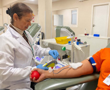 Junho Vermelho: Hemepar reforça pedido de doação de sangue dos tipos O+ e O- no Estado