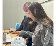 Penitenciária Central do Estado atinge 100% de coletas de DNA e se torna a primeira unidade autônoma na captação de amostras genéticas no Paraná