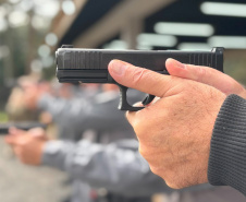 Polícia Penal do Paraná capacita mais de 770 servidores para o uso de novas pistolas Glock G17 em todo o Estado