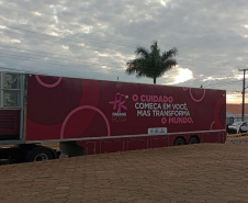Carreta Saúde da Mulher chega a Congonhinhas para atender cinco municípios da região