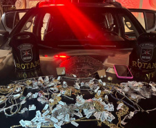  PMPR recupera joias roubadas em Shopping de Curitiba em ação integrada