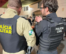  PCPR cumpre 30 mandados contra organização criminosa ligada ao tráfico no Oeste e Sudoeste do Estado