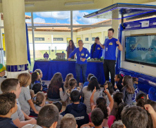 Estação Sanepar ensina 310 mil estudantes a proteger rios e economizar água
