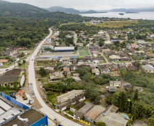 Obras de pavimentação em concreto em Antonina ultrapassam 90% de execução
