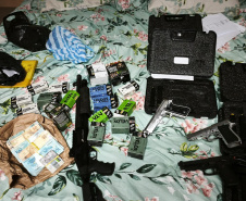 PCPR apreende R$ 48 mil, veículos, embarcações e armas em operação contra fraude milionária