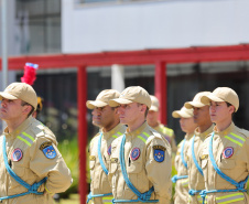 O governador Darci Piana participou nesta quinta-feira (8) do Aniversario bombeiros no Guatupê
