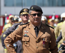 O governador Darci Piana participou nesta quinta-feira (8) do Aniversario bombeiros no Guatupê