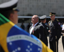 O governador Darci Piana participou nesta quinta-feira (8) do Aniversario bombeiros no Guatupê