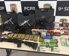 PCPR apreende R$ 48 mil, veículos, embarcações e armas em operação contra fraude milionária