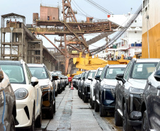 Porto de Paranaguá lidera movimentação nacional de veículos em setembro