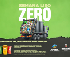 Semana do Estadual do Lixo Zero começa na segunda-feira (26) no Paraná e vai até a sexta-feira (30).