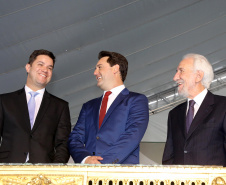 Governador Carlos Massa Ratinho Júnior dá posse ao secretário Guto Silva, da Casa Civil  -  /01/2019  -  Foto: Jaelson Lucas/ANPr