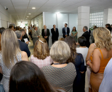 Transmissão de cargo na Secretaria da Administração e Previdência. Sai Fernando Ghignone e entre Reinhold Stephanes.  -  Curitiba, 02/01/2019  -  Foto: Jaelson Lucas/ANPr