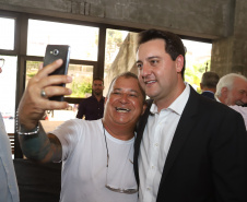 Governador Carlos Massa Ratinho Junior participa da posse do secretário da Agricultura e Abastecimento, Norberto Ortigara.  -  Curitiba, 03/01/2018  -  Foto: Rodrigo Félix Leal
