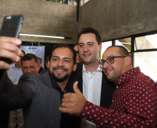 Governador Carlos Massa Ratinho Junior participa da posse do secretário da Agricultura e Abastecimento, Norberto Ortigara.  -  Curitiba, 03/01/2018  -  Foto: Rodrigo Félix Leal