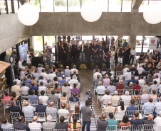 Governador Carlos Massa Ratinho Junior participa da posse do secretário da Agricultura e Abastecimento, Norberto Ortigara.  -  Curitiba, 03/01/2018  -  Foto: Rodrigo Félix Leal