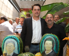 Governador Carlos Massa Ratinho Junior participa da posse do secretário da Agricultura e Abastecimento, Norberto Ortigara.  -  Curitiba, 03/01/2018  -  Foto: Rodrigo Félix Leal