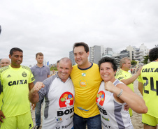 O Litoral do Paraná vai ganhar um calendário turístico, que começará a ser elaborado pelo Governo do Estado ainda neste ano, após o Carnaval. O anúncio foi feito pelo governador Carlos Massa Ratinho Junior, durante reunião com os prefeitos do Litoral, neste sábado (12), em Matinhos. Matinhos, 12-01-19.Foto: Arnaldo Alves / ANPr..Matinhos, 12-01-19.Foto: Arnaldo Alves / ANPr.