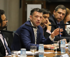 Governador Carlos Massa Ratinho Júnior, durante reunião com a equipe de governo. Curitiba, 15/01/2019 - Foto: José Fernando Ogura/ANPr