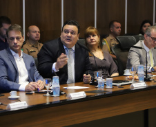 Governador Carlos Massa Ratinho Júnior, durante reunião com a equipe de governo. Curitiba, 15/01/2019 - Foto: José Fernando Ogura/ANPr