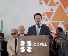 Governador Carlos Massa Ratinho Junior participa da solenidade de posse do presidente da Copel, Daniel Pimentel Slaviero.  -  Curitiba, 16/01/2019  -  Foto: Arnaldo Alves/ANPr