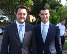 Governador Carlos Massa Ratinho Junior participa da solenidade de posse do presidente da Copel, Daniel Pimentel Slaviero.  -  Curitiba, 16/01/2019  -  Foto: Rodrigo Félix Leal