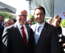 Governador Carlos Massa Ratinho Junior participa da solenidade de posse do presidente da Copel, Daniel Pimentel Slaviero.  -  Curitiba, 16/01/2019  -  Foto: Rodrigo Félix Leal