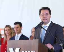 Governador Carlos Massa Ratinho Junior participa da solenidade de posse do presidente da Copel, Daniel Pimentel Slaviero.  -  Curitiba, 16/01/2019  -  Foto: Rodrigo Félix Leal
