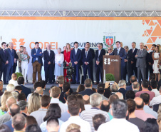 Governador Carlos Massa Ratinho Junior participa da solenidade de posse do presidente da Copel, Daniel Pimentel Slaviero.  -  Curitiba, 16/01/2019  -  Foto: Rodrigo Félix Leal