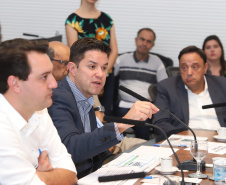 O governador Carlos Massa Ratinho Junior determinou a contratação de uma auditoria externa para avaliar as folhas de pagamento dos servidores ativos do Poder Executivo e inativos da Paranaprevidência (todos os Poderes).  -  Curitiba, 22/01/2019  -  Foto: Rodrigo Félix Leal