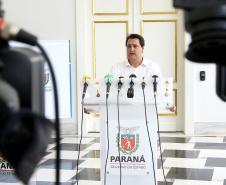 O governador Carlos Massa Ratinho Junior determinou a contratação de uma auditoria externa para avaliar as folhas de pagamento dos servidores ativos do Poder Executivo e inativos da Paranaprevidência (todos os Poderes). - Curitiba,22/01/2019 Foto:Jaelson Lucas / ANPr