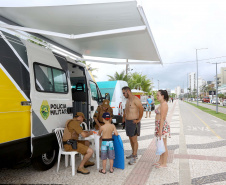 Operação verão, Matinhos. Foto:Jaelson Lucas / ANPr