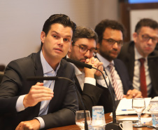 Governador Carlos Massa Ratinho Junior durante reunião com a equipe de governo. Curitiba,29/01/2019 - Foto: Rodrigo Felix Leal/ANPr