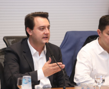 Governador Carlos Massa Ratinho Junior durante reunião com a equipe de governo. Curitiba,29/01/2019 - Foto: Rodrigo Felix Leal/ANPr