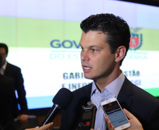 Governador Carlos Massa Ratinho Junior durante reunião com a equipe de governo. Curitiba,29/01/2019 - Foto: Rodrigo Felix Leal/ANPr