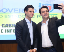 Governador Carlos Massa Ratinho Junior durante reunião com a equipe de governo. Curitiba,29/01/2019 - Foto: Rodrigo Felix Leal/ANPr