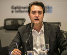 Governador Carlos Massa Ratinho Junior durante reunião com a equipe de governo. Curitiba,29/01/2019 - Foto: Maurílio Cheli/ANPr